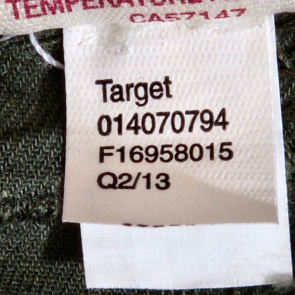 Mossimo Junior Pants 4 Solid Military Army Green Slim Skinny Fit Lowest Rise NWT - Picture 5 of 13